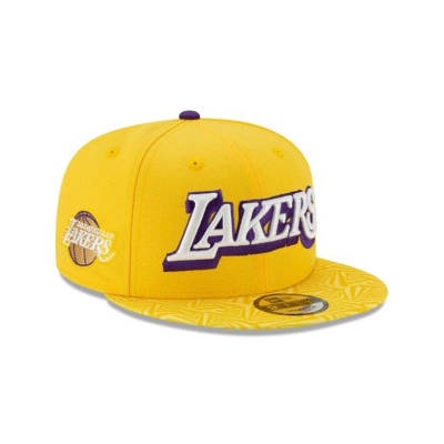 Sapca New Era Los Angeles Lakers NBA 2019 NBA Authentics City Series 9FIFTY Snapback - Galbeni